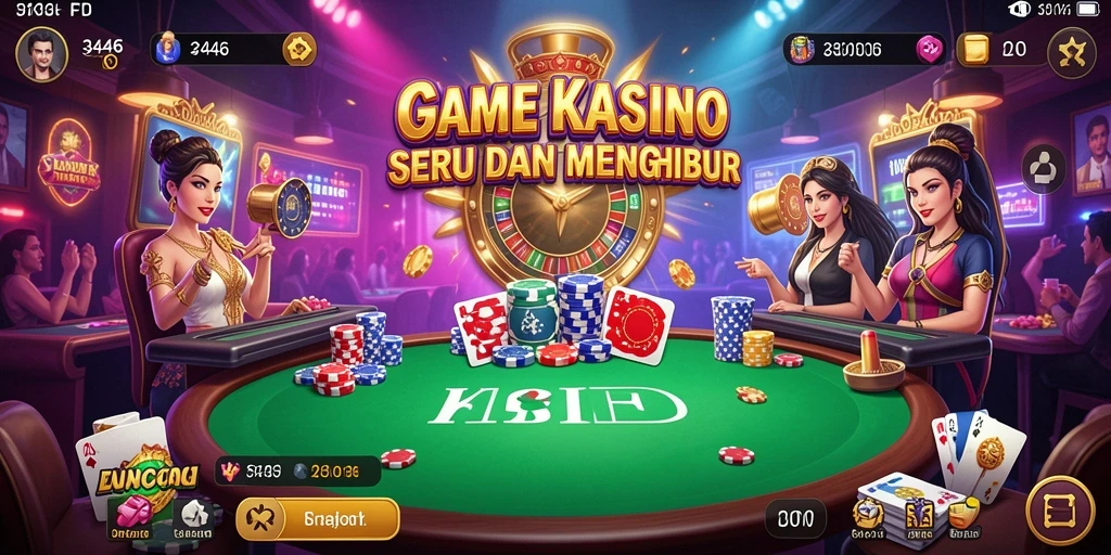 Tampilan menarik dari gameplay Kasino di 3446.