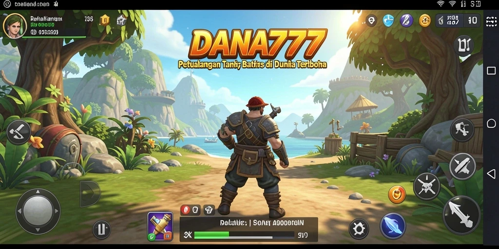 Tampilan menarik dari gameplay DANA777 di dunia terbuka.