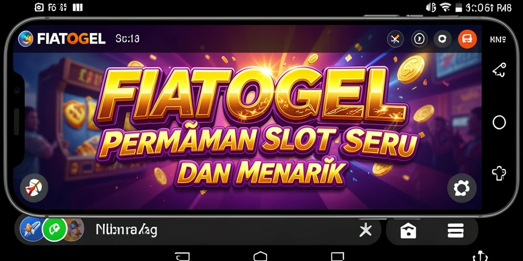 Tampilan gameplay seru dari aplikasi FIATOGEL yang menarik.