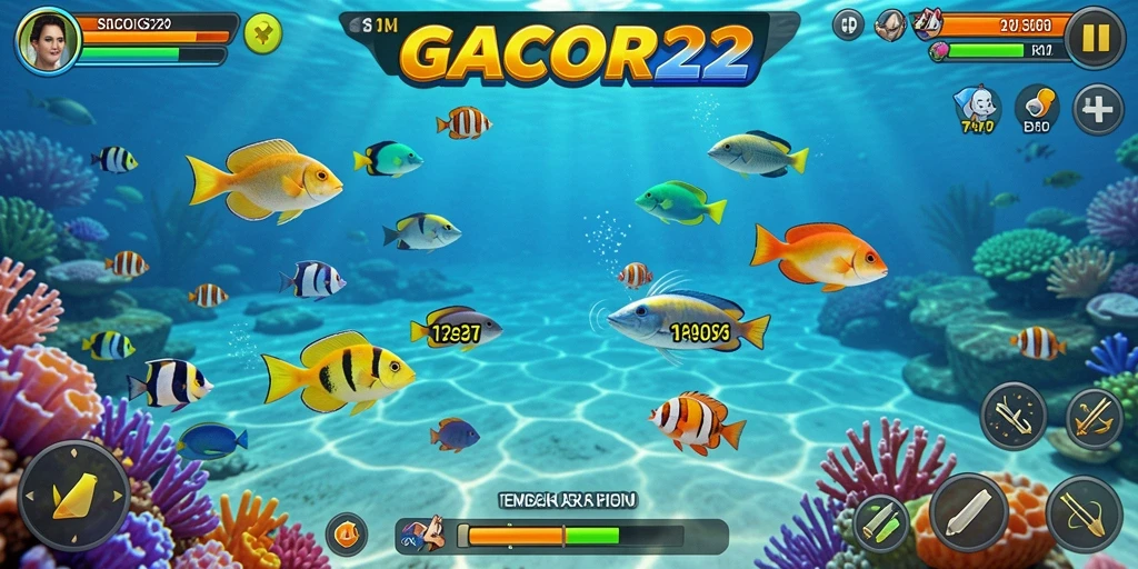 Tangkapan ikan seru dengan grafis menawan di GACOR22.