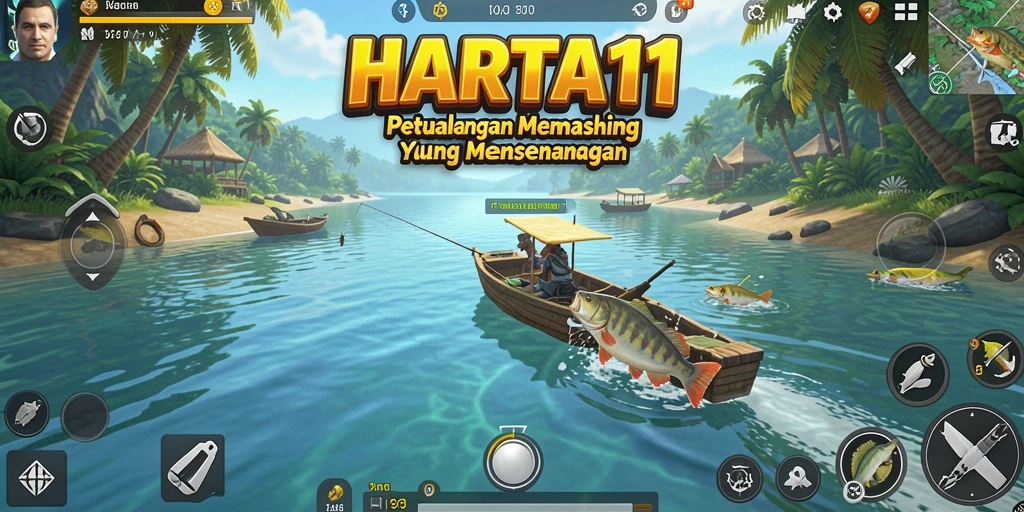 Tangkapan ikan yang menakjubkan dalam gameplay HARTA11.