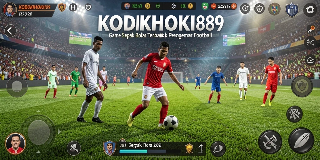 Tampilan menarik dari gameplay <strong>KODOKHOKI889</strong> yang menggetarkan jiwa penggemar sepak bola.
