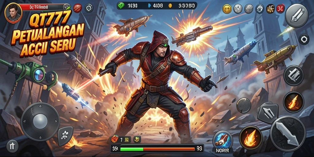Tampilan screenshot gameplay QT777 yang penuh aksi mendebarkan.