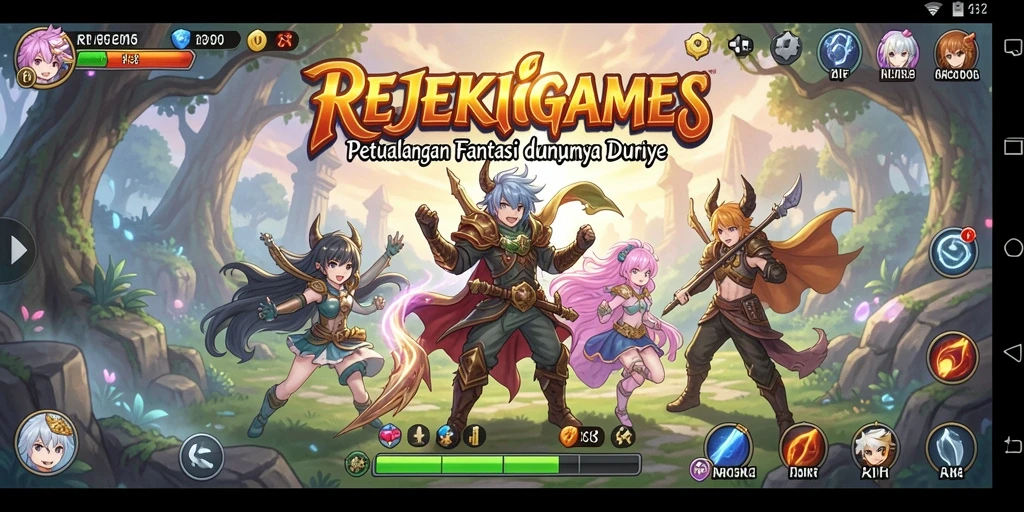 Gameplay menarik di dunia <strong>REJEKIGAMES</strong> dengan karakter Anime.